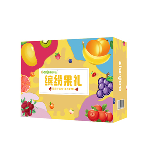 鲜记缤纷果礼春节随手礼芒果干100g 三色葡萄干100g 山楂片228g 香蕉片120g 地瓜干150g 猕猴桃干100g 鸳鸯半梅158g